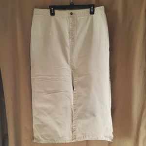 Vintage Khaki Old Navy Skirt sz 16